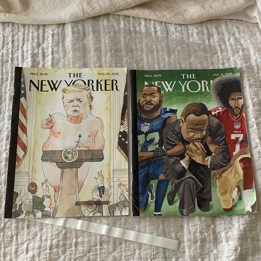 The New Yorker Magazine (2) Jan.2018 and Mar. 2018